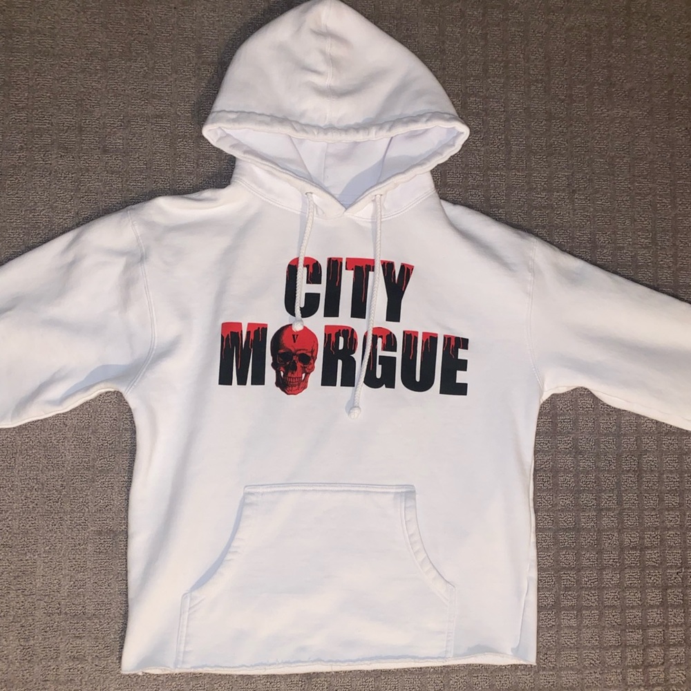 Vlone x City morgue hoodie